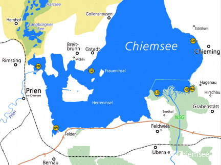 Chiemsee Karte