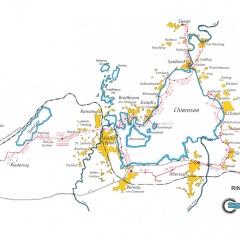 Ringkanalisation Chiemsee - Karte