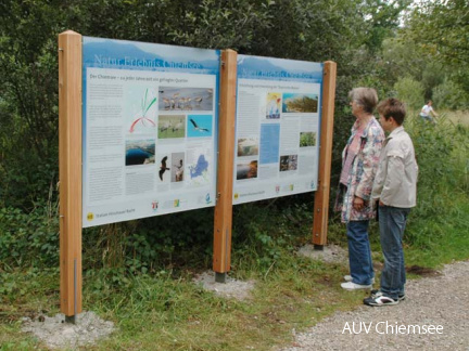 Informationstafeln Hirschauer Bucht