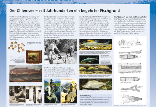 Tafel 1: Der Chiemsee - seit Jahrhunderten ein begehrter Fischgrund
