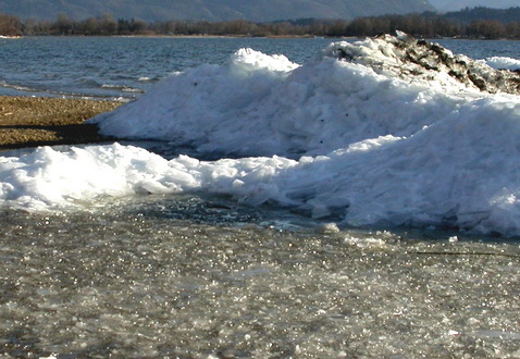 Eis am Ostufer