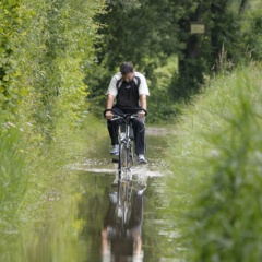 Uferweg &quot;unter Wasser&quot;