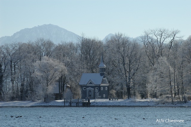 Raureif auf der Herreninsel