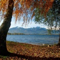 herbstlicher Gebirgsblick