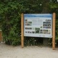 Vogeltafel an der Plattform