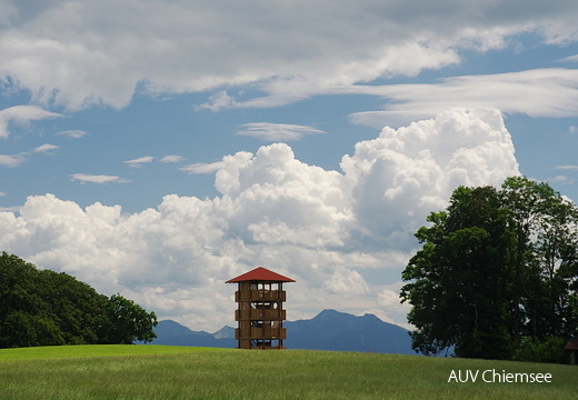 Aussichtsturm bei Hitzing  ...