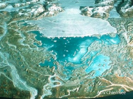 Chiemsee zur Eiszeit