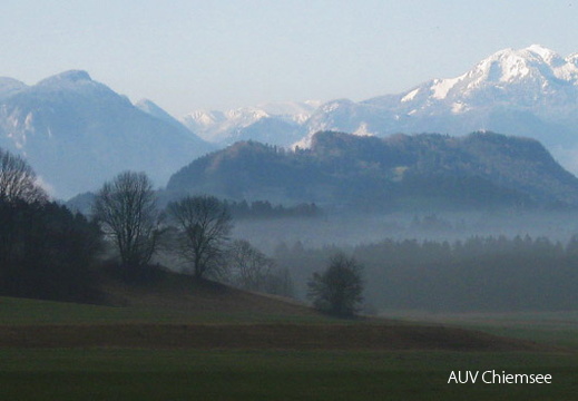 Fru?hjahrs-Morgennebel