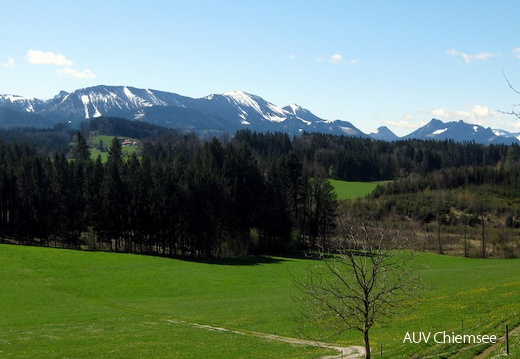 Frühjahrsblick auf die Hochries
