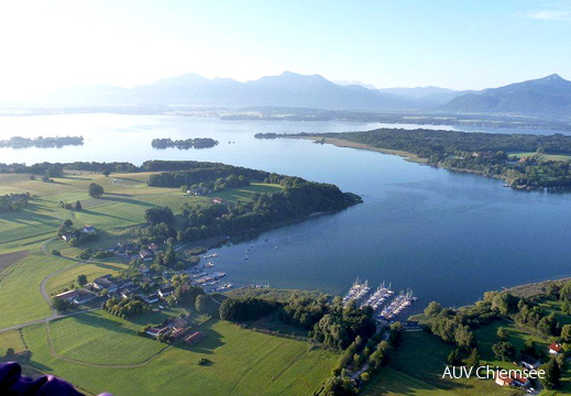 Mühlner Bucht mit Herrenchiemsee
