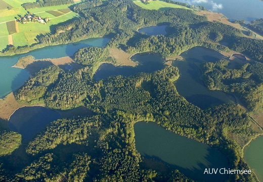 Ausschnitt von der Seenplatte