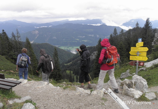Wandern bei Wind und Wolken