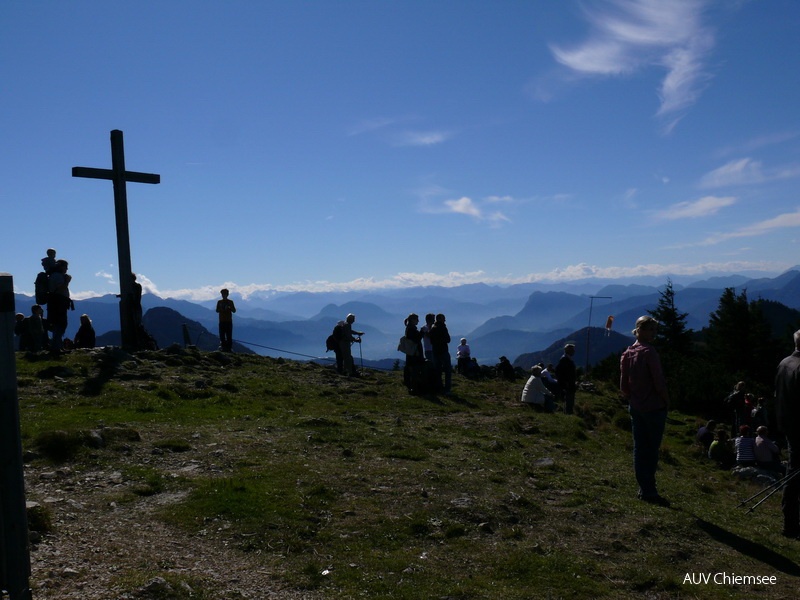 Gipfelkreuz auf der Hochries  ...