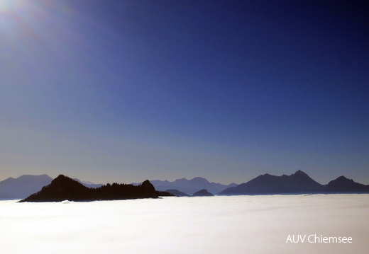 'nebliger' Blick von der Hochries