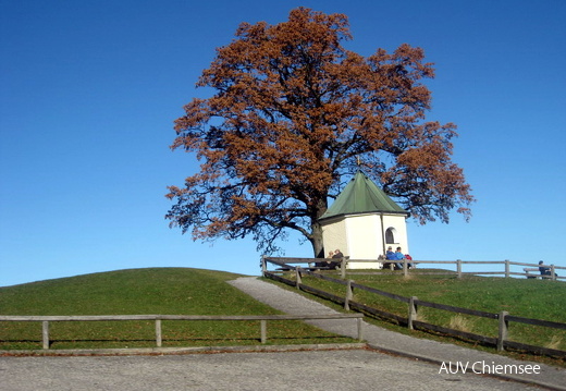 Blick auf die Aussichtskapelle