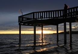 Abends am Chiemsee