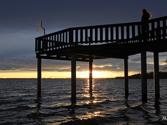 Abends am Chiemsee