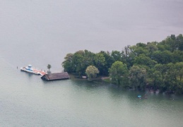 Schiffsanleger Lastenfähre Herreninsel