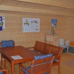 Innenraum der Hütte