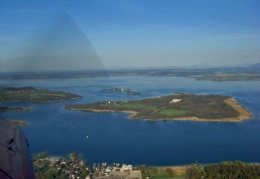 Herreninsel aus der Luft