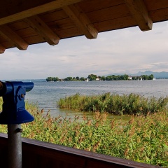 Blick auf die Fraueninsel