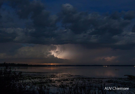 Gewitter über der Hirschauer Bucht