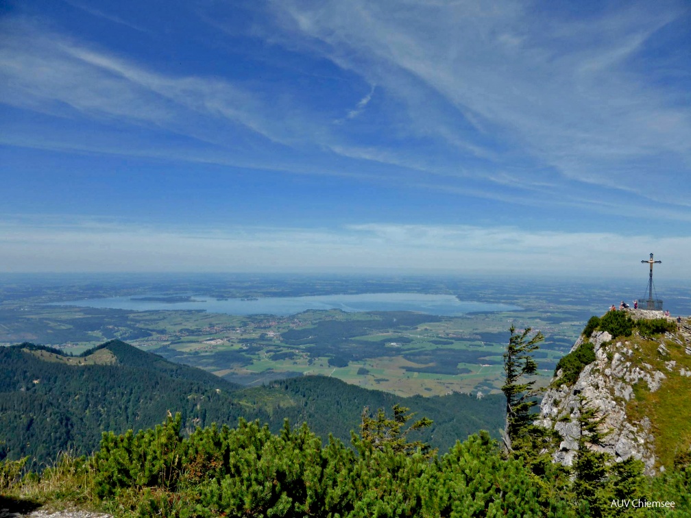 Chiemseeblick vom Hochfelln-Gipfel