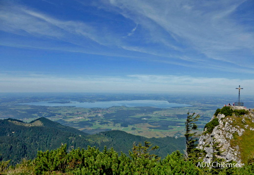 Chiemseeblick vom Hochfelln-Gipfel