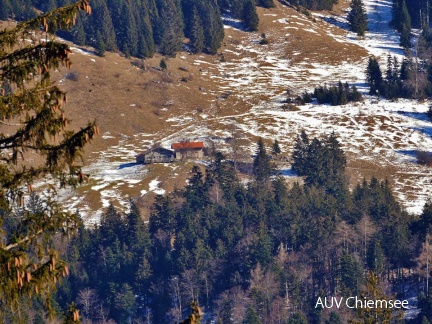 Blick auf die Wagneralm  ...