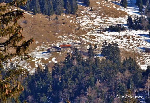 Blick auf die Wagneralm  ...
