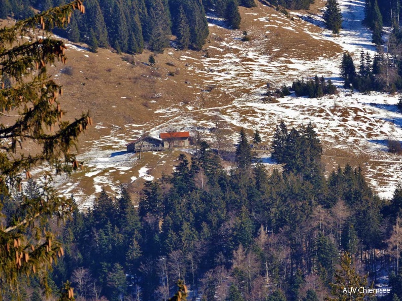 Blick auf die Wagneralm  ...