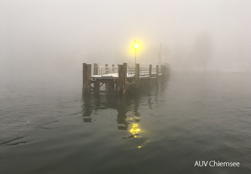 eisiger Chiemsee