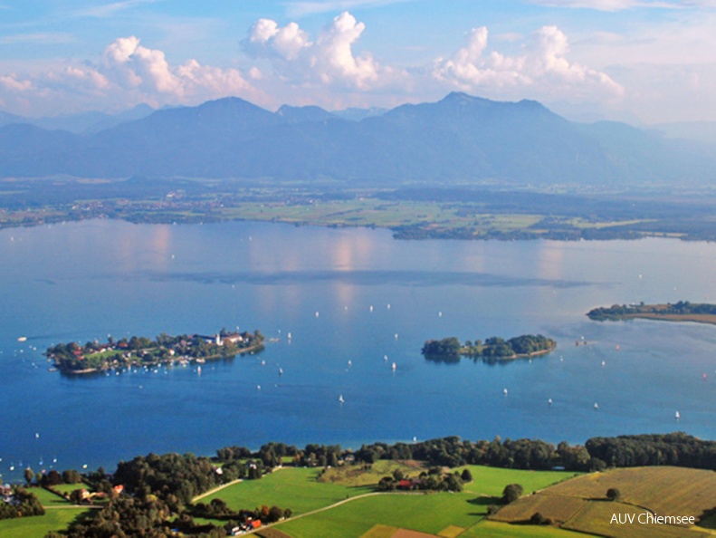 Luftaufnahme Chiemsee