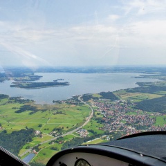 Luftaufnahme Chiemsee