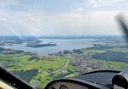 Luftaufnahme Chiemsee