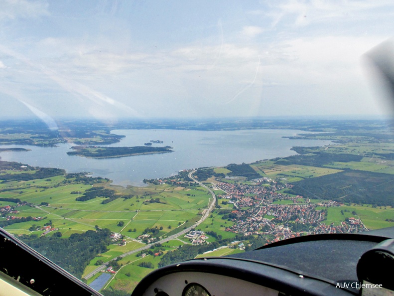 Luftaufnahme Chiemsee