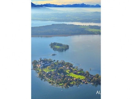 Luftbild Chiemsee Inseln