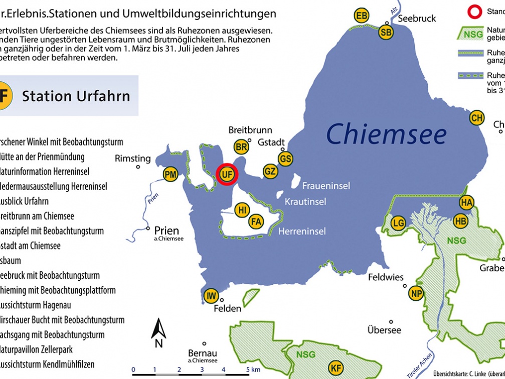 Standortkarte Urfahrn - UF -