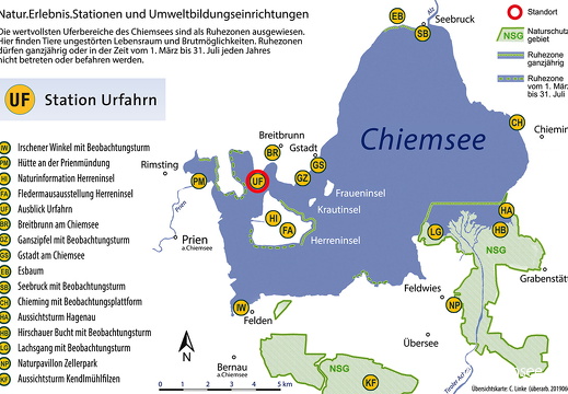 Standortkarte Urfahrn - UF -