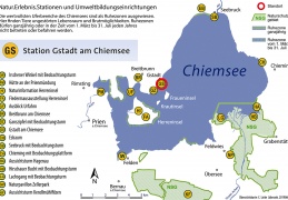Standortkarte Gstadt am Chiemsee - GS -