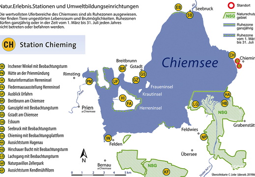 Standortkarte Chieming - CH -