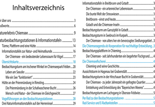 Inhaltsverzeichnis Seite 1