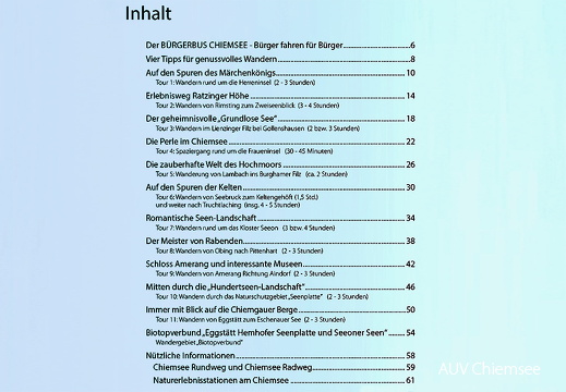 Inhaltsverzeichnis