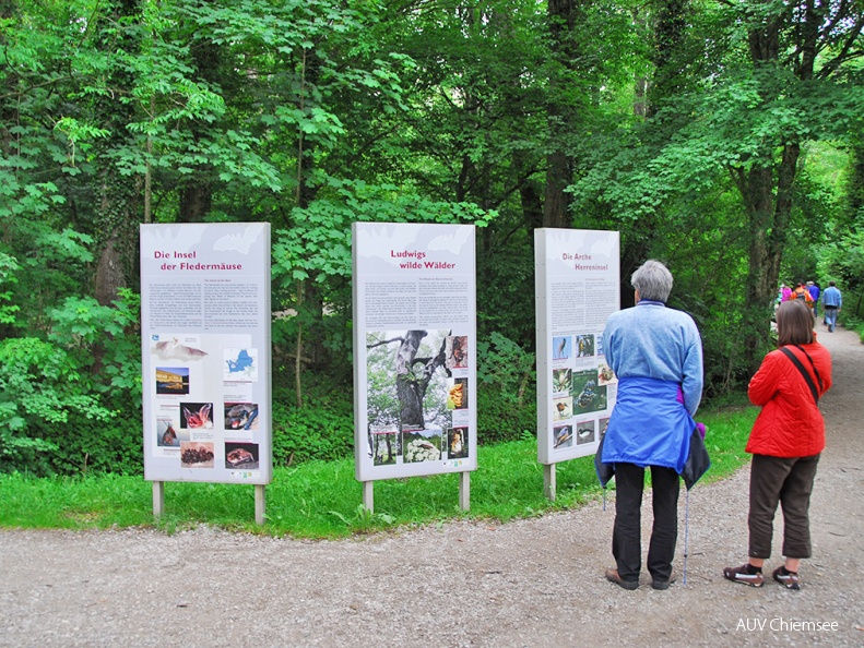 Naturinformationstafeln Herreninsel