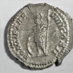 Silbermünze Minerva