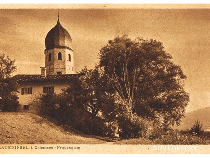 Historische Postkarte Fraueninsel