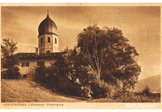 Historische Postkarte Fraueninsel