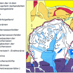 Chiemseegletscher zur Würm-Eiszeit