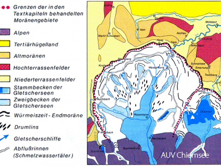 Chiemseegletscher zur Würm-Eiszeit