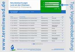 Terminwand der Chiemseeagenda